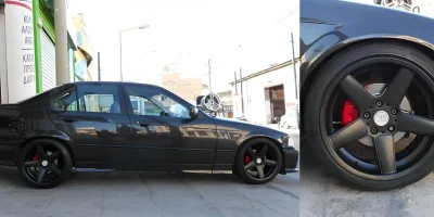 Ζάντα BMW βαμμένη μαύρο με ηλεκτροστατική βαφή - 5