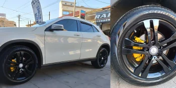 Ζάντα Mercedes βαμμένη μαύρο με ηλεκτροστατική βαφή - 4