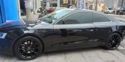 Ζάντα Audi βαμμένη μαύρο με ηλεκτροστατική βαφή - 2