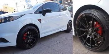 Ζάντα Ford βαμμένη μαύρο με ηλεκτροστατική βαφή - 2