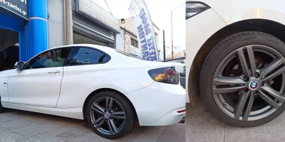 Ζάντα BMW βαμμένη ανθρακί με ηλεκτροστατική βαφή - 2