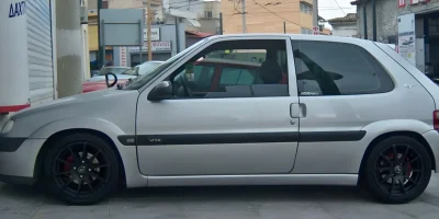 Ζάντα Citroen βαμμένη μαύρο με ηλεκτροστατική βαφή - 4
