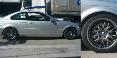 Ζάντα BMW βαμμένη gun metal με ηλεκτροστατική βαφή