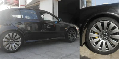 Ζάντα Skoda βαμμένη gun metal με ηλεκτροστατική βαφή