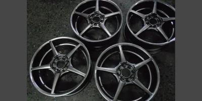 Ζάντα Honda βαμμένη gun metal με ηλεκτροστατική βαφή - 2