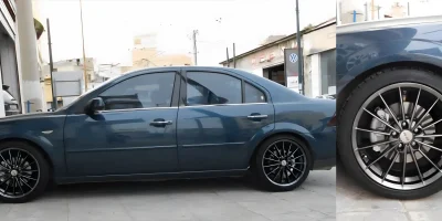 Ζάντα Ford βαμμένη gun metal με ηλεκτροστατική βαφή