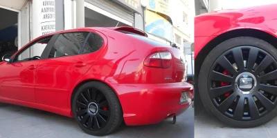 Ζάντα Seat βαμμένη μαύρο με ηλεκτροστατική βαφή - 9