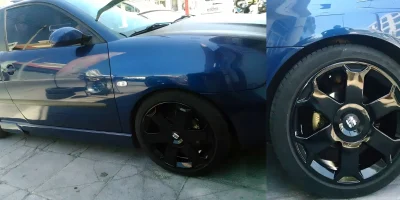 Ζάντα Seat βαμμένη μαύρο με ηλεκτροστατική βαφή - 8