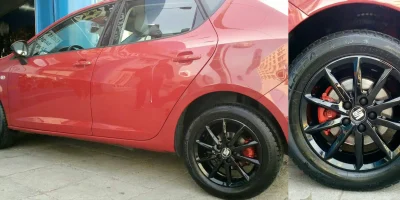 Ζάντα Seat βαμμένη μαύρο με ηλεκτροστατική βαφή - 7