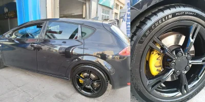 Ζάντα Seat βαμμένη μαύρο με ηλεκτροστατική βαφή - 5
