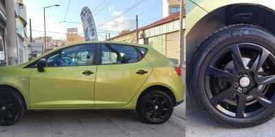 Ζάντα Seat βαμμένη μαύρο με ηλεκτροστατική βαφή - 4