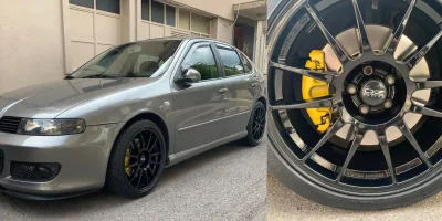 Ζάντα Seat βαμμένη μαύρο με ηλεκτροστατική βαφή - 3