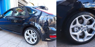 Ζάντα Ford βαμμένη ασημί με ηλεκτροστατική βαφή