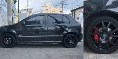 Ζάντα Skoda βαμμένη μαύρο με ηλεκτροστατική βαφή - 5