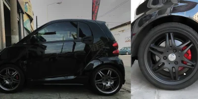 Smart rim in black after electrostatic powder coating - 5