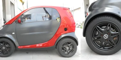 Smart rim in black after electrostatic powder coating - 4