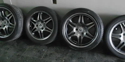 Smart rim in Charcoal after electrostatic powder coating