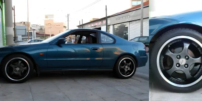 Ζάντα Honda θερμικό γυάλισμα πατούρας με ηλεκτροστατική βαφή