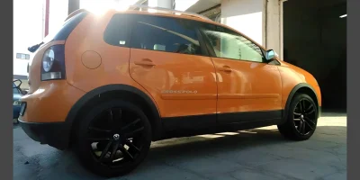 Ζάντα Volkswagen βαμμένη μαύρη με ηλεκτροστατική βαφή - 2