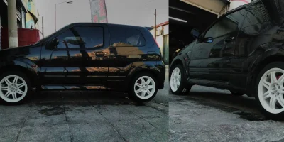 Ζάντα Suzuki βαμμένη λευκό με ηλεκτροστατική βαφή - 2